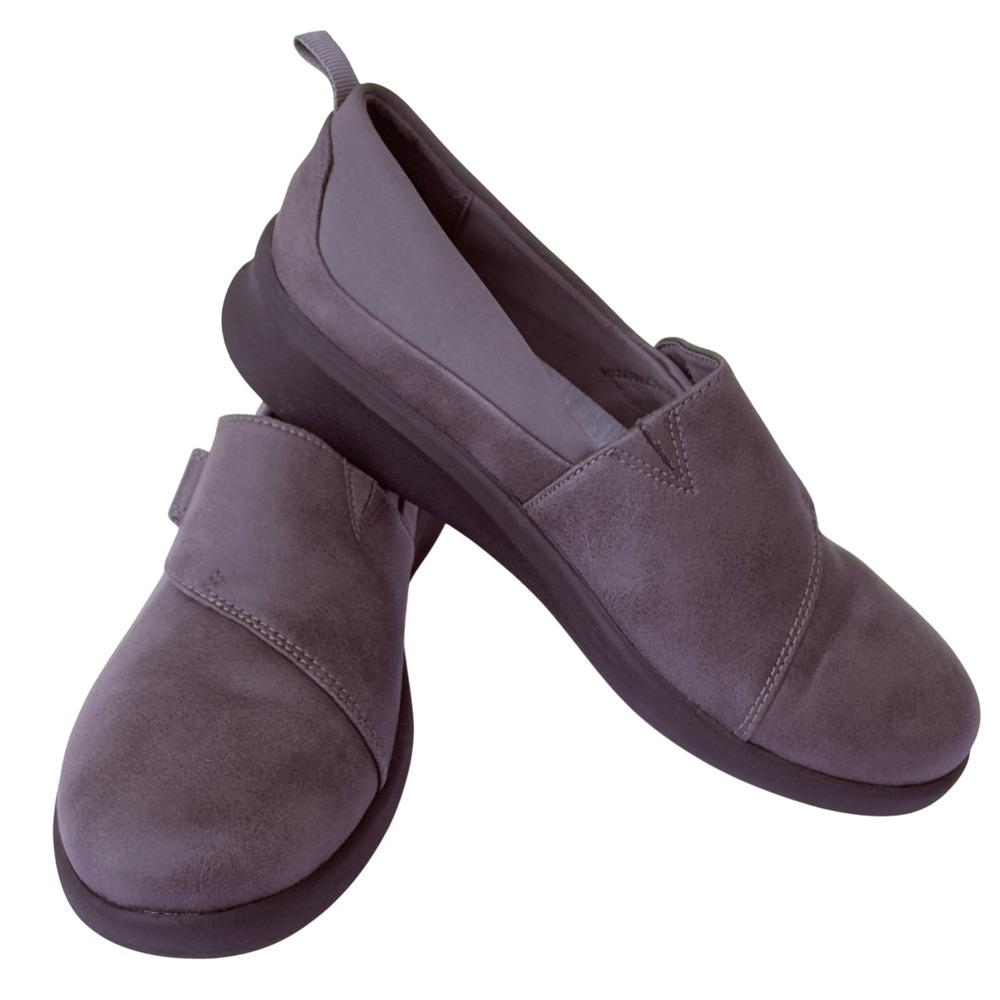 Clarks Cloudsteppers Sillian 2.0 Ease Loafers Womens 7.5 Gray NWOB Slip On Shoe